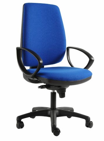 Sedia ergonomica con imbottirura maggiorata